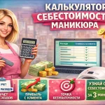 Калькулятор себестоимости маникюра