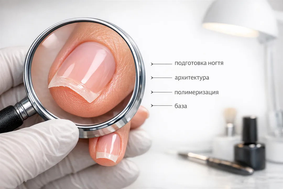 почему отслаивается гель лак